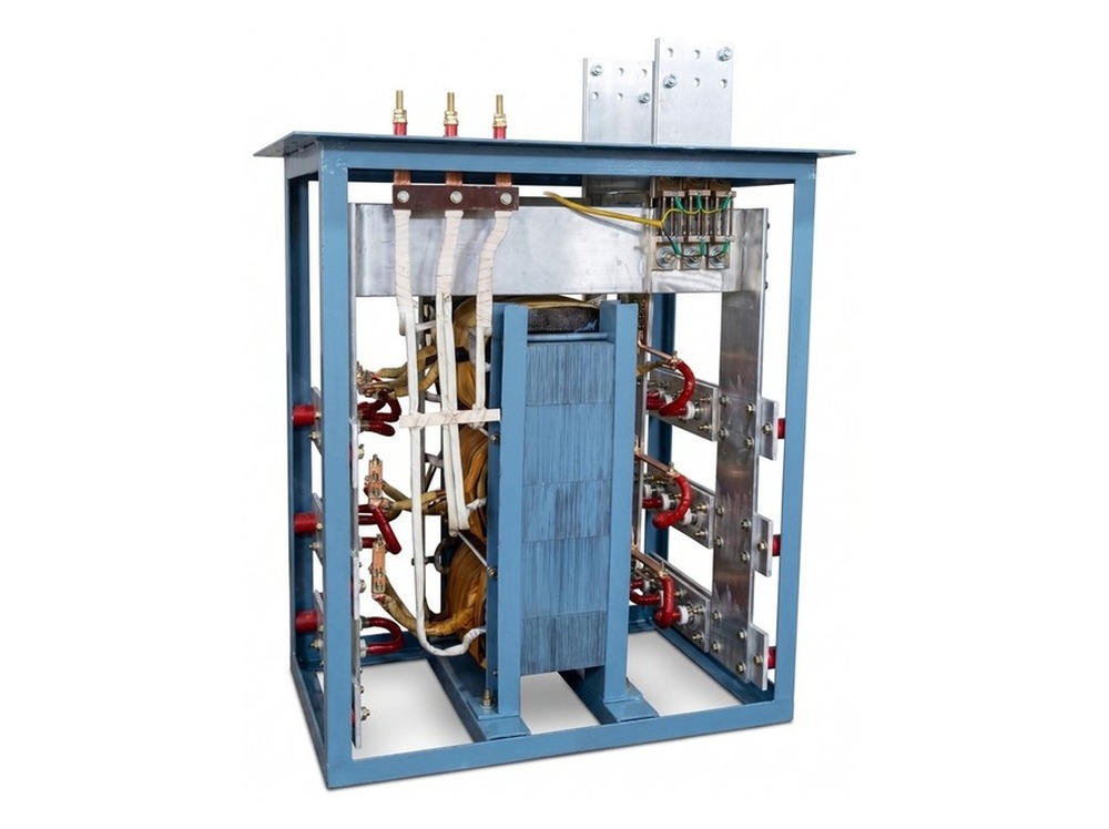 Industrial rectifier unit, front view